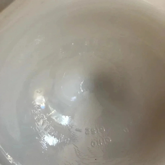 Vtg E.O. Brody Milk  Glass Compote - Picture 4 of 13